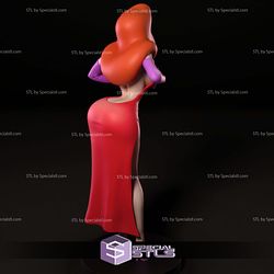 Jessica Rabbit Showing Digital 3D Sculpture