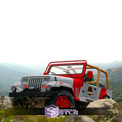 Jurassic Park Jeep Wrangler 3D Printer Files