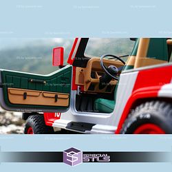 Jurassic Park Jeep Wrangler 3D Printer Files