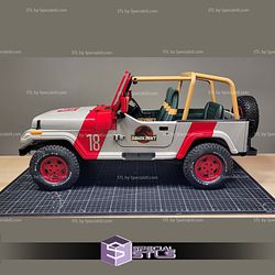 Jurassic Park Jeep Wrangler 3D Printer Files