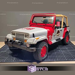 Jurassic Park Jeep Wrangler 3D Printer Files