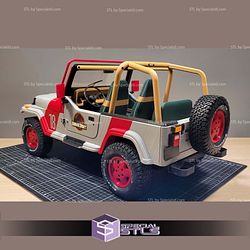 Jurassic Park Jeep Wrangler 3D Printer Files