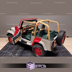 Jurassic Park Jeep Wrangler 3D Printer Files