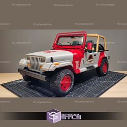 Jurassic Park Jeep Wrangler 3D Printer Files