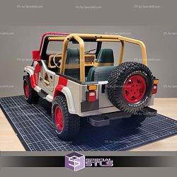 Jurassic Park Jeep Wrangler 3D Printer Files