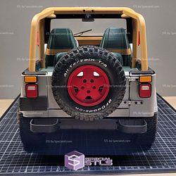 Jurassic Park Jeep Wrangler 3D Printer Files