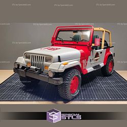 Jurassic Park Jeep Wrangler 3D Printer Files