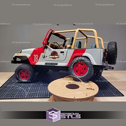 Jurassic Park Jeep Wrangler 3D Printer Files