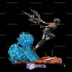 Kakashi and Susanoo in Action 3D Printer Files