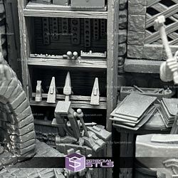 Lara The Blacksmith Diorama 3D Printer Files