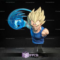 Majin Vegeta Bust 3D Printer Files