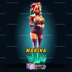 Marina from Splatoon Thicc 3D Printer Files