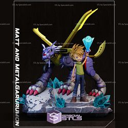 Matt and MetalGarurumon Digimon 3D Printer Files