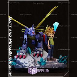 Matt and MetalGarurumon Digimon 3D Printer Files