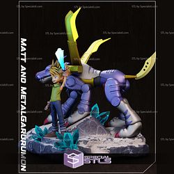 Matt and MetalGarurumon Digimon 3D Printer Files