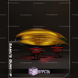 Metroid Samus Gunship 3D Printer Files