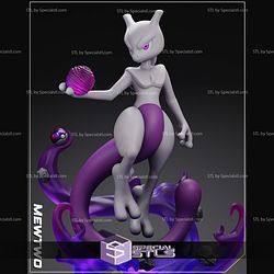 Mewtwo and Purple Ball 3D Printer Files