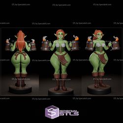 NSFW Collection - Goblin Girl Barmaid 3D Printer Files