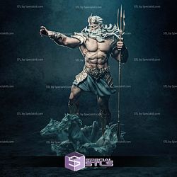 Poseidon Standing 3D Printer Files