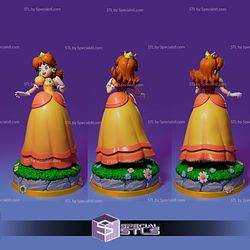 Princess Daisy Mario Video Game 3D Printer Files