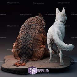 Scratch and Olwbear Cub Baldurs Gate 3 3D Printer Files