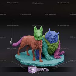 Scratch and Olwbear Cub Baldurs Gate 3 3D Printer Files