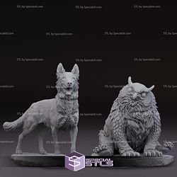 Scratch and Olwbear Cub Baldurs Gate 3 3D Printer Files