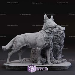 Scratch and Olwbear Cub Baldurs Gate 3 3D Printer Files