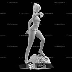 Sonya Blade Mortal Kombat Basic 3D Printer Files