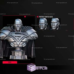 Steel DC Heroes Bust Portrait 3D Printer Files