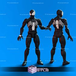 Symbiote Spiderman Action Figure 3D Printer Files