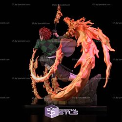 Tanjiro Fire Dragon 3D Printer Files