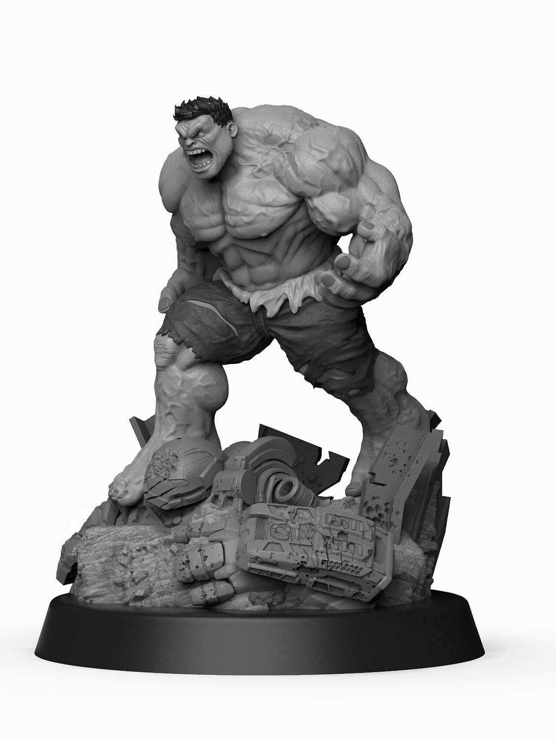 Hulk Smash Hulkbuster Diorama