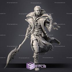 Vampire Elf Warlock Fanart 3D Printer Files