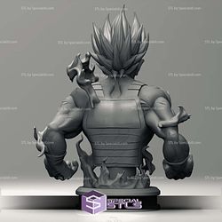 Vegeta Hakaishin Bust 3D Printer Files