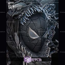 Venom Bust Wall 3D Printer Files