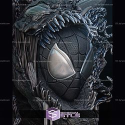 Venom Bust Wall 3D Printer Files