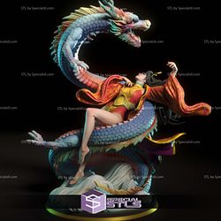 Yahui and the Dragon Digital 3D Sculpture