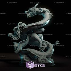 Yahui and the Dragon Digital 3D Sculpture