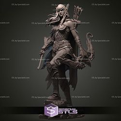 Alleria Windrunner Warcraft 3D Printer Files