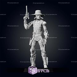 Cad Bane Standing Pose 2 3D Printer Files