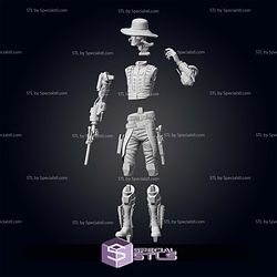 Cad Bane Standing Pose 4 3D Printer Files