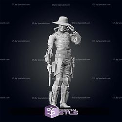 Cad Bane Standing Pose 4 3D Printer Files