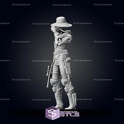 Cad Bane Standing Pose 4 3D Printer Files