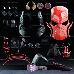 Cosplay STL Files Darth Maul Space Marine Helmet