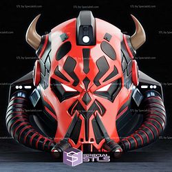 Cosplay STL Files Darth Maul Space Marine Helmet