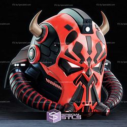 Cosplay STL Files Darth Maul Space Marine Helmet