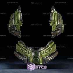 Cosplay STL Files Doomus Helmet Samus Doom Guy