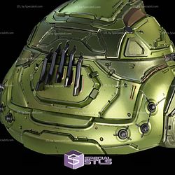 Cosplay STL Files Doomus Helmet Samus Doom Guy