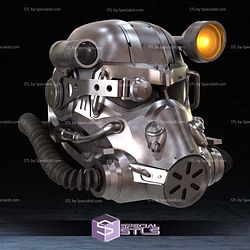 Cosplay STL Files Fallout T-60 Helmet